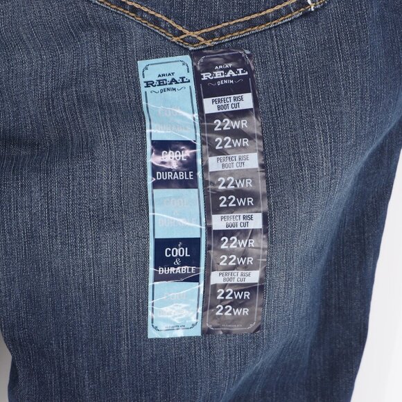NWT ARIAT Perfect Rise Rosa Boot Cut Jeans Lita Dark Wash Size 22WR - Picture 9 of 11